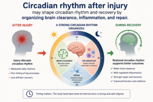circadian rhythm after injury